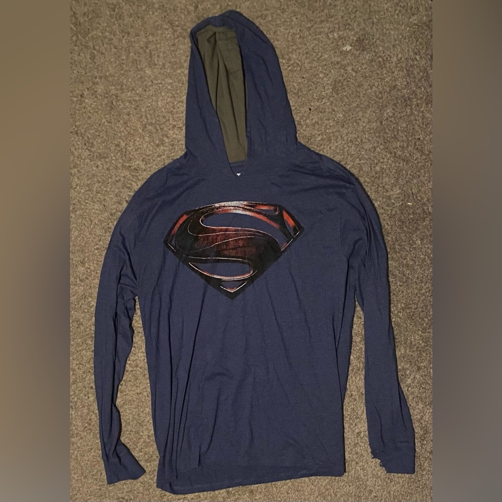 Superman lightweight hoodie/shirt!
